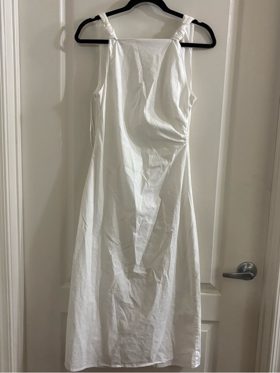 bohme Dresses & Skirts - bohme White Knotted-Strap Midi Dress